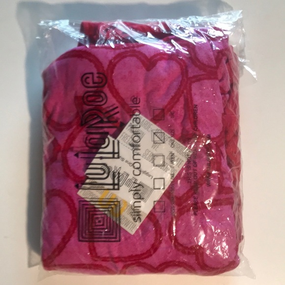 Lularoe LLR Valentine legging pack of 2 OS - Picture 5 of 6